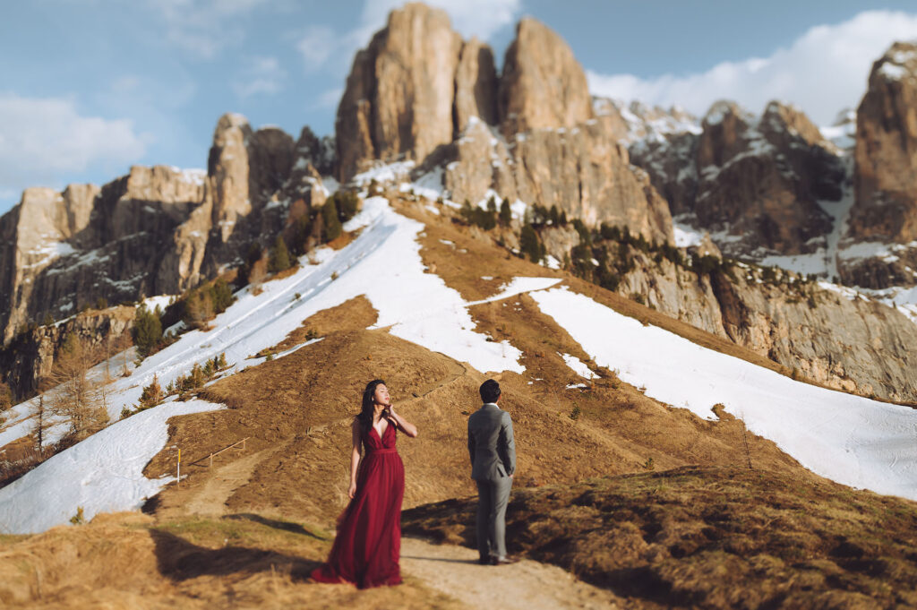 Couple Shoot in Gröden bei den Dolomiten – Elaine & Shaun